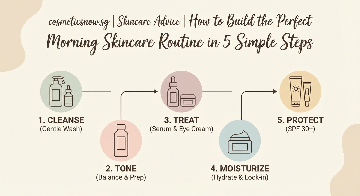 How to Build the Perfect Morning Skincare Routine in 5 Simple Steps - Illustration 1