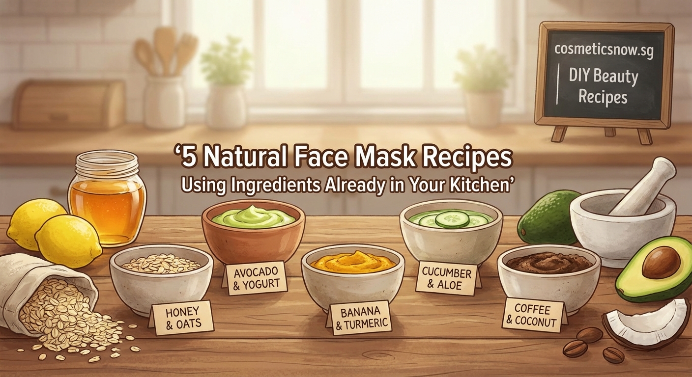 5 Natural Face Mask Recipes Using Ingredients Already in Your Kitchen - Illustration 2
