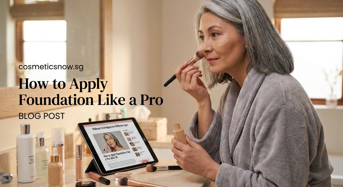 How to Apply Foundation Like a Pro After 50 - Illustration 1