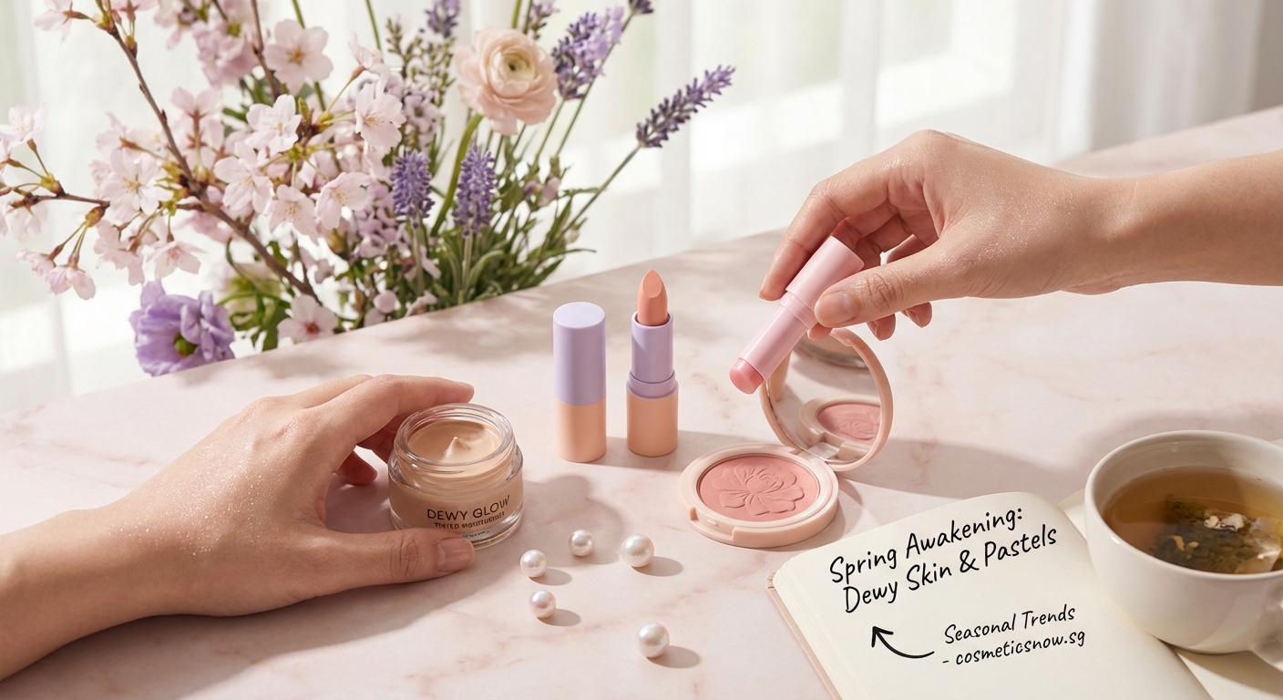 Spring Awakening: The Dewy Skin and Pastel Lip Trend Taking Over Beauty Counters - Illustration 2