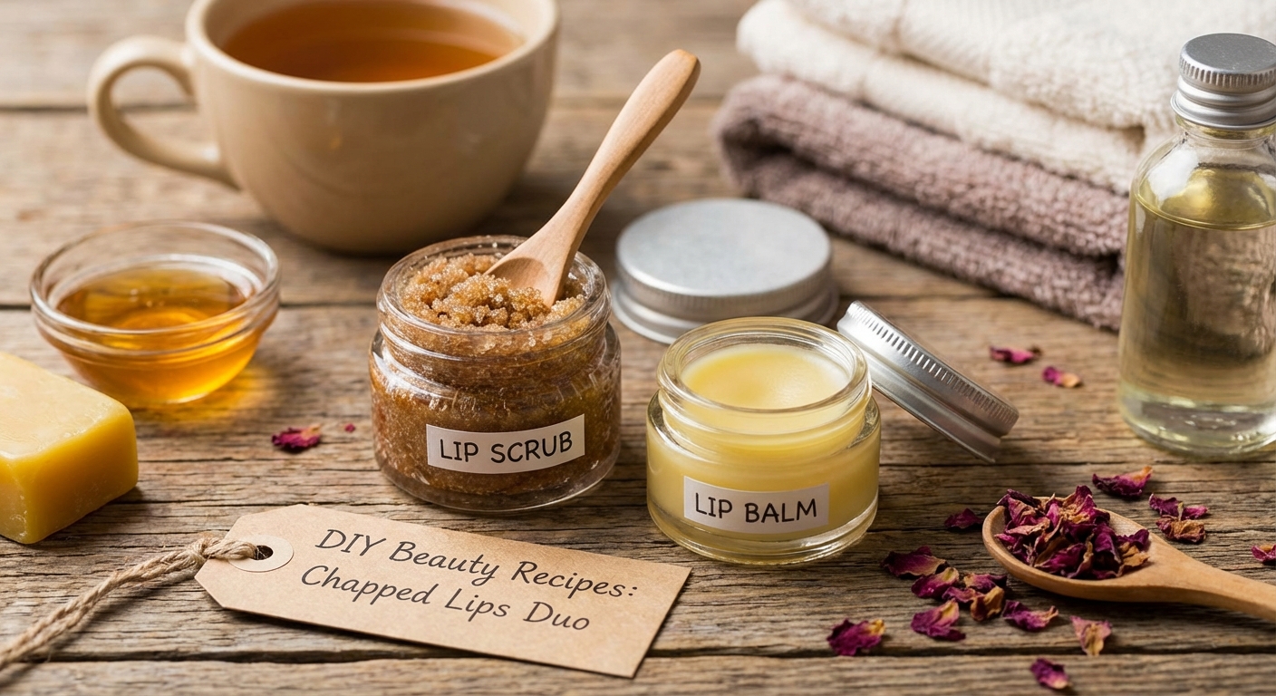 DIY Lip Scrub and Balm Duo That Actually Works for Chapped Lips - Illustration 1