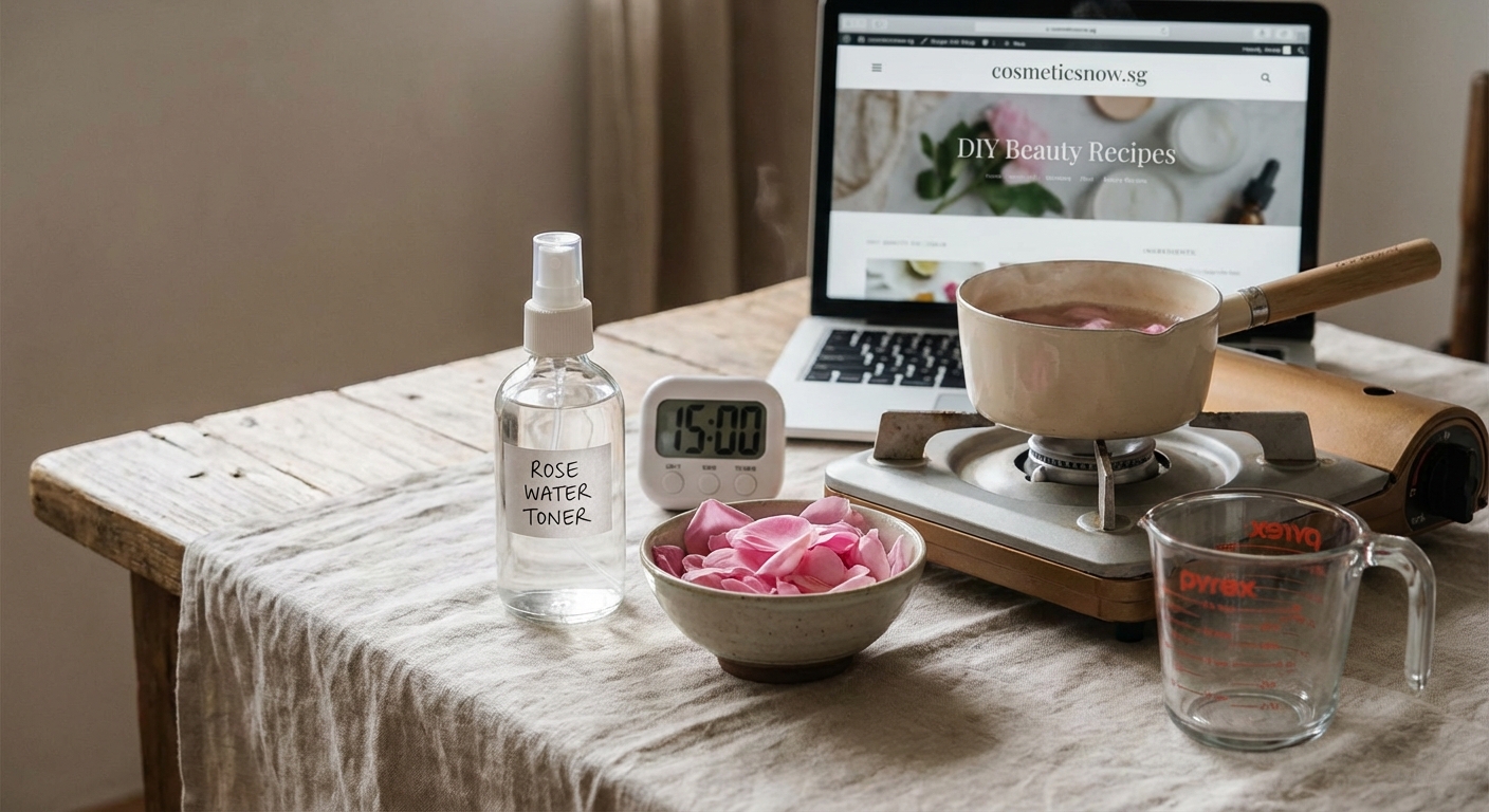 Make Your Own Rose Water Toner in 15 Minutes for Fresh, Glowing Skin - Illustration 1