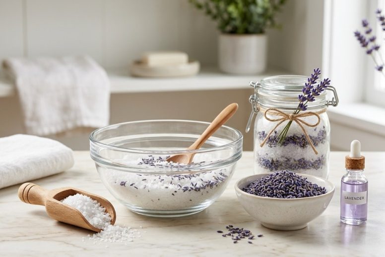 How to Create Your Own Calming Lavender Bath Salts for Stress Relief