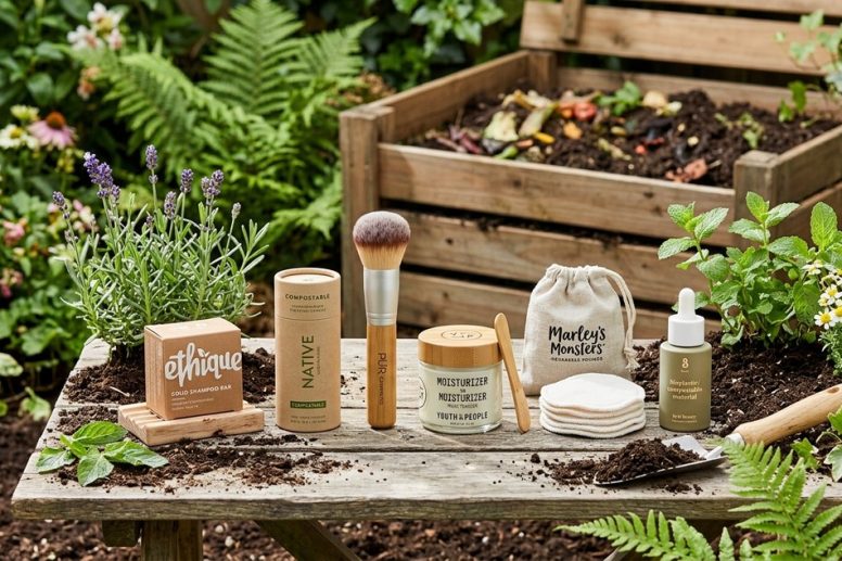6 Game-Changing Compostable Beauty Products That Actually Break Down in Your Backyard